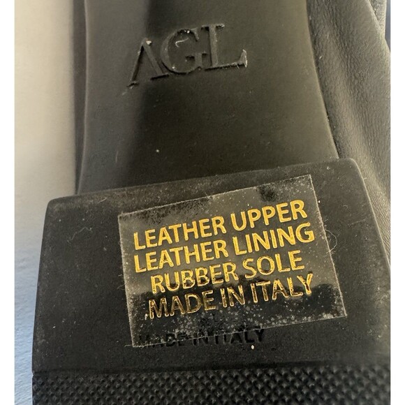 AGL Attilio Giusti Leombruni Navy Blue Ballet Flat Women EU 36.5 US 6.5 Beaded - Picture 14 of 16